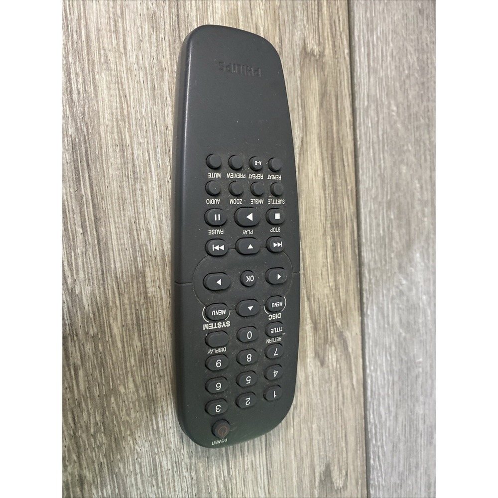 Philips RC2K14 DVD Remote Control Unisex OS Black Good OEM Replacement IR (BD)